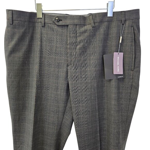 NWT Michael Kors Marvin Glen Plaid Trouser Pants Size 40x29 - Picture 6 of 8